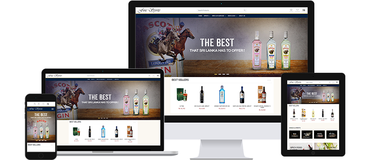 Finespirit website all devices preview